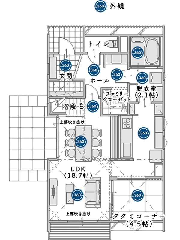 1階間取り図