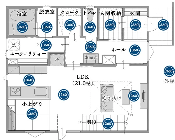 1階間取り図