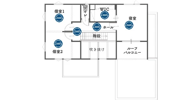 2階間取り図