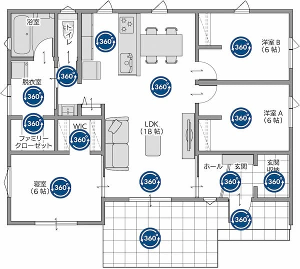 1階間取り図