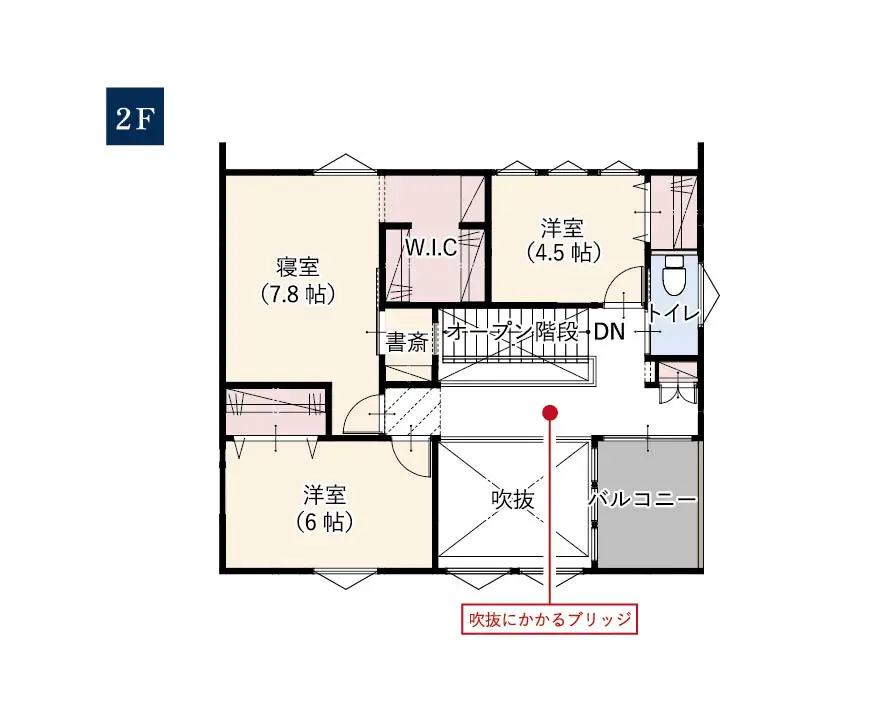 2階間取り図